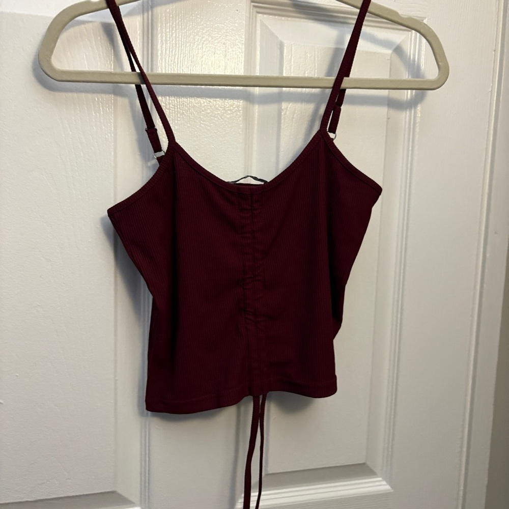 Zaful Deep Red Camisole Top